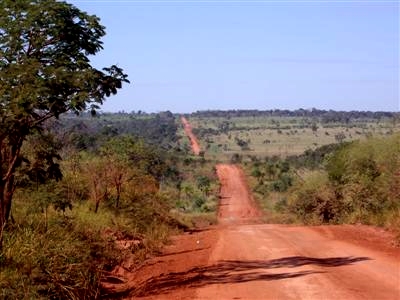 De weg van Bella Vista naar Concepcion
